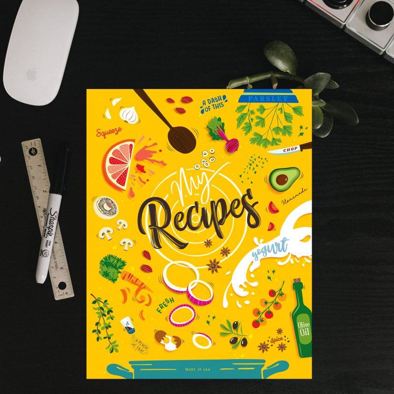 The Keepsake Recipe Book MADE IN USA Recipe Journal, Cookbook